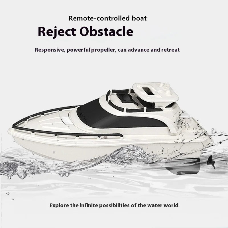 Remote Control Boats Can Be Launched To Simulate High-Speed Speedboats Electric Steamboats Children Boys Water Park Toys Outdoor