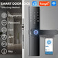 Smart Card Key Access and USB Emergency Charging Smartlock Smart Electronic Door Lock Fingerprint Biometrics Application Control