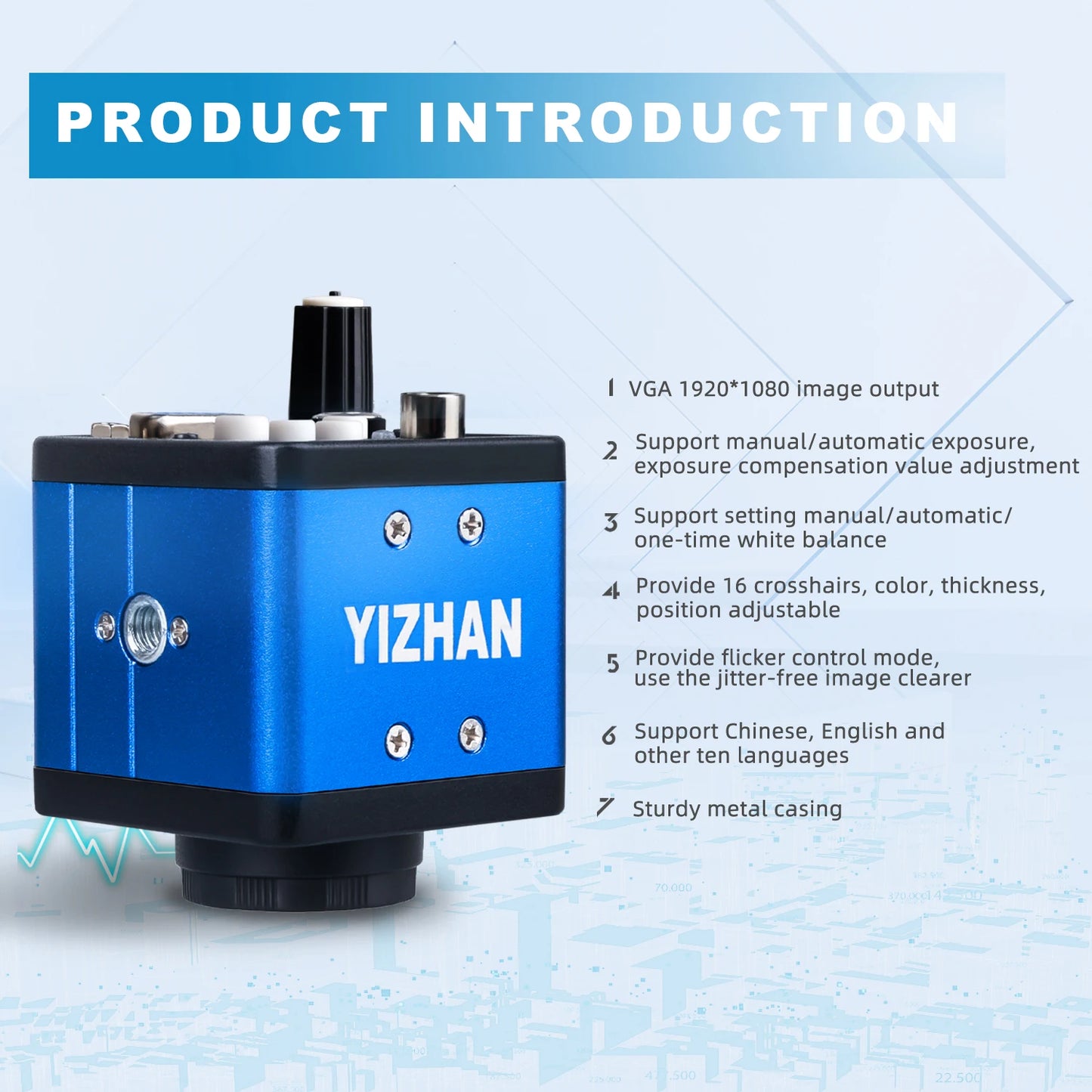 4K Digital Microscope 48MP Microscope For Electronics USB-C Industrial Cameras HDMI 1-150X Zoom C-Mount Lens Phone Pcb Soldering