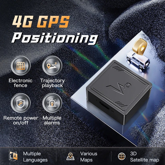 4G GPS Tracker Real Time Car Tracking Device Anti-LostRecording Tracking Device for Cars Kids Pets