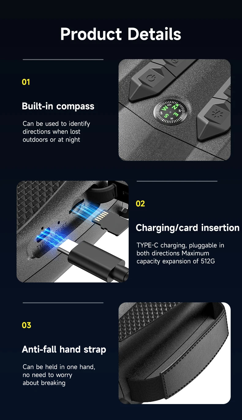 Night Vision Binoculars 4K Infrared 5W IR Rechargeable 10X Digital Zoom 800 Meters Darkness Goggles for Hunting & Surveillance