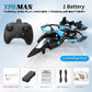 2.4GHz RC Plane, 4-axis Gyro Remote Control Airplane, 360° Flip Fighter Jet Toy, Helicopter Quadcopter, Easy to Fly RC Glider