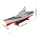 Remote Control Battleship Remote Control Boat 2.4GHz Waterproof Large Size Ship Low Battery Alarm /off Water Power Outage Simula