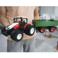 RC Car Tractors Trailer 2.4G Radio Controlled Farm Cars Farming Simulator Truck Miniature Farmer Animal Model Toys Children Boys