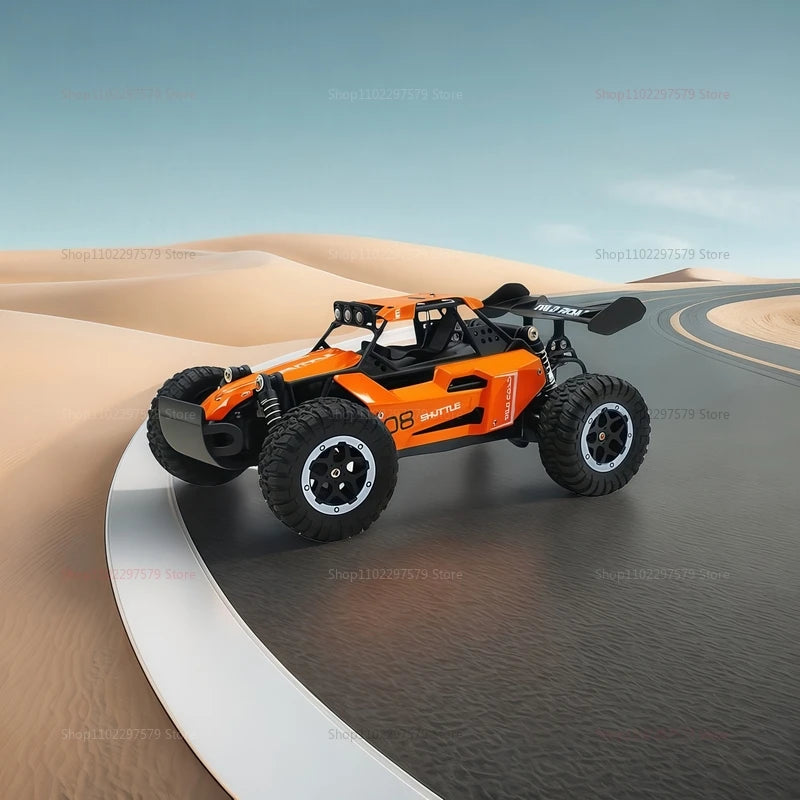 RC Cars 1:16 Remote Control Car 20 Km/h 2WD All-Terrains Electric LED Lights Off-Road Outdoor Vehicle Truck Toys for Kids Adults