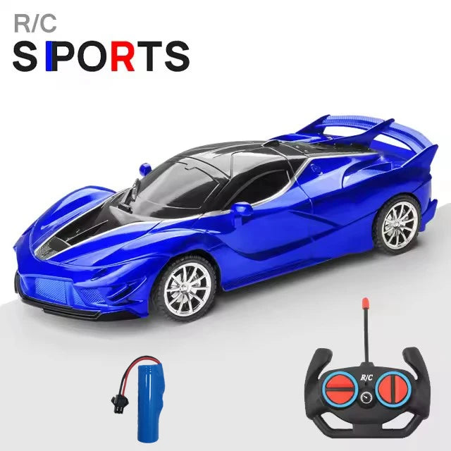 1/18 RC Car LED Light Radio Remote Control Sports Cars For Children Racing High Speed Drive Vehicle Drift Boys Girls Toys