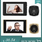 2.8 Inch Video Doorbell Peephole Camera Door Eye Surveillance Camera Monitor 90 Degree Doorbell Motion Detecting Eye Digital LCD