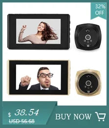 2.8 Inch Video Doorbell Peephole Camera Door Eye Surveillance Camera Monitor 90 Degree Doorbell Motion Detecting Eye Digital LCD