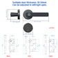 WINFREE SMART Interior Wooden Door Lock, Tuya Bluetooth Smart Key Lock, Smart Card Passcode Fingerprint Keyless Lock