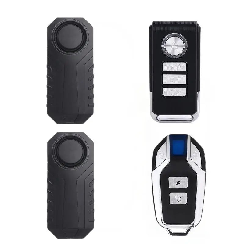 Anti-theft Alarm for Motorbike/Bicycle 113db High Volume Vibration Wireless Remote Control Electric Bell Sound Find A Vehicle