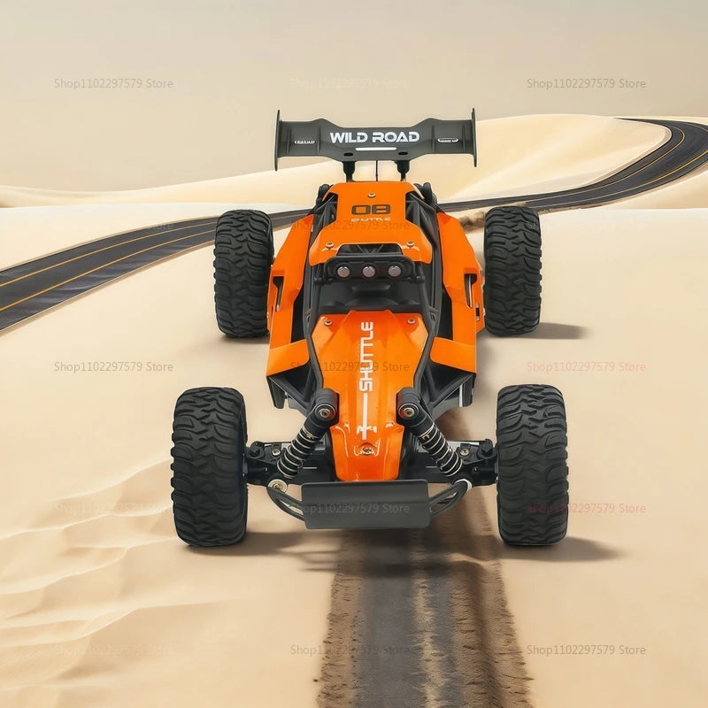 RC Cars 1:16 Remote Control Car 20 Km/h 2WD All-Terrains Electric LED Lights Off-Road Outdoor Vehicle Truck Toys for Kids Adults