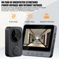 Video Doorbell with Screen Smart High-definition Video Monitoring For Family Apartment Two-Way Audio Night Vision Video Doorbell