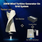 Wind Turbine 20000W Electric Power Generator 20kw 48V 96V 220V Free Energy With MPPT Hybrid Charger Controller On Grid Inverter
