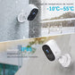 ICSee 5MP HD Surveillance Solar Security Camera Wireless Wifi Secure Battery Powered HD Home Surveillance Security Camera