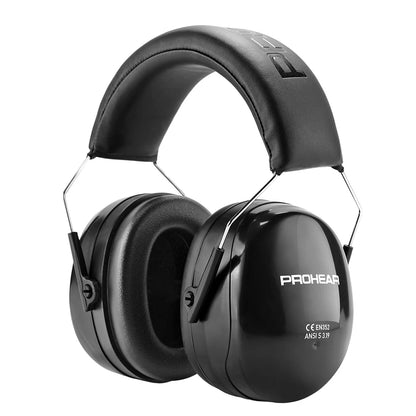 ZOHAN Hearing Protection Noise Reducing Earmuffs Soundproof Headphones Against Noise Safety Ear Muffs Adjustable 28dB NRR