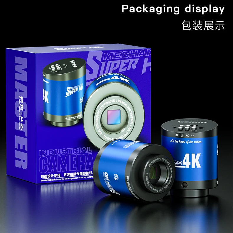 MECHANIC MOS Series Industrial Microscope Camera 1080P 60FPS HD Pixel HDMI/Type-C High-Speed Transmission 4K Video Image Output