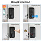 CDOK DS02 Tuya Smart Fingerprint Deadbolt Lock with Latch/Door Sensor Auto Lock Key/Password/ Tuya Smartlife APP Unlock
