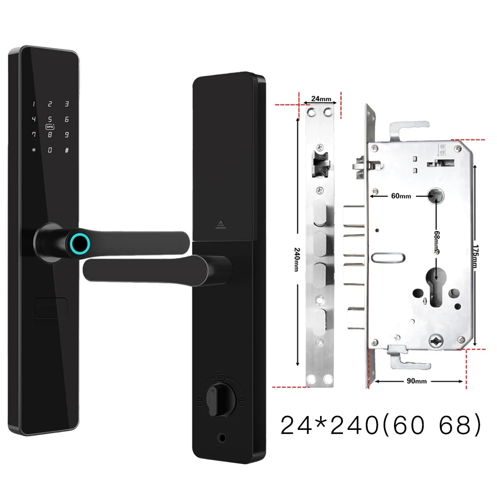 Smart Door Lock TTLock Blue Tooth Digital Electronic Biometric Fingerprint Locks Extra-long Standby Smart Home