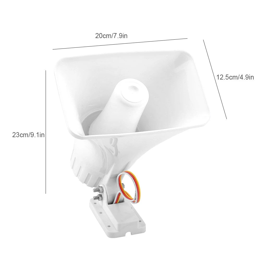 150 dB DC 12V Dual Tone Wired Horn Siren Burglar Alarm System Warning Althorn for Home Security