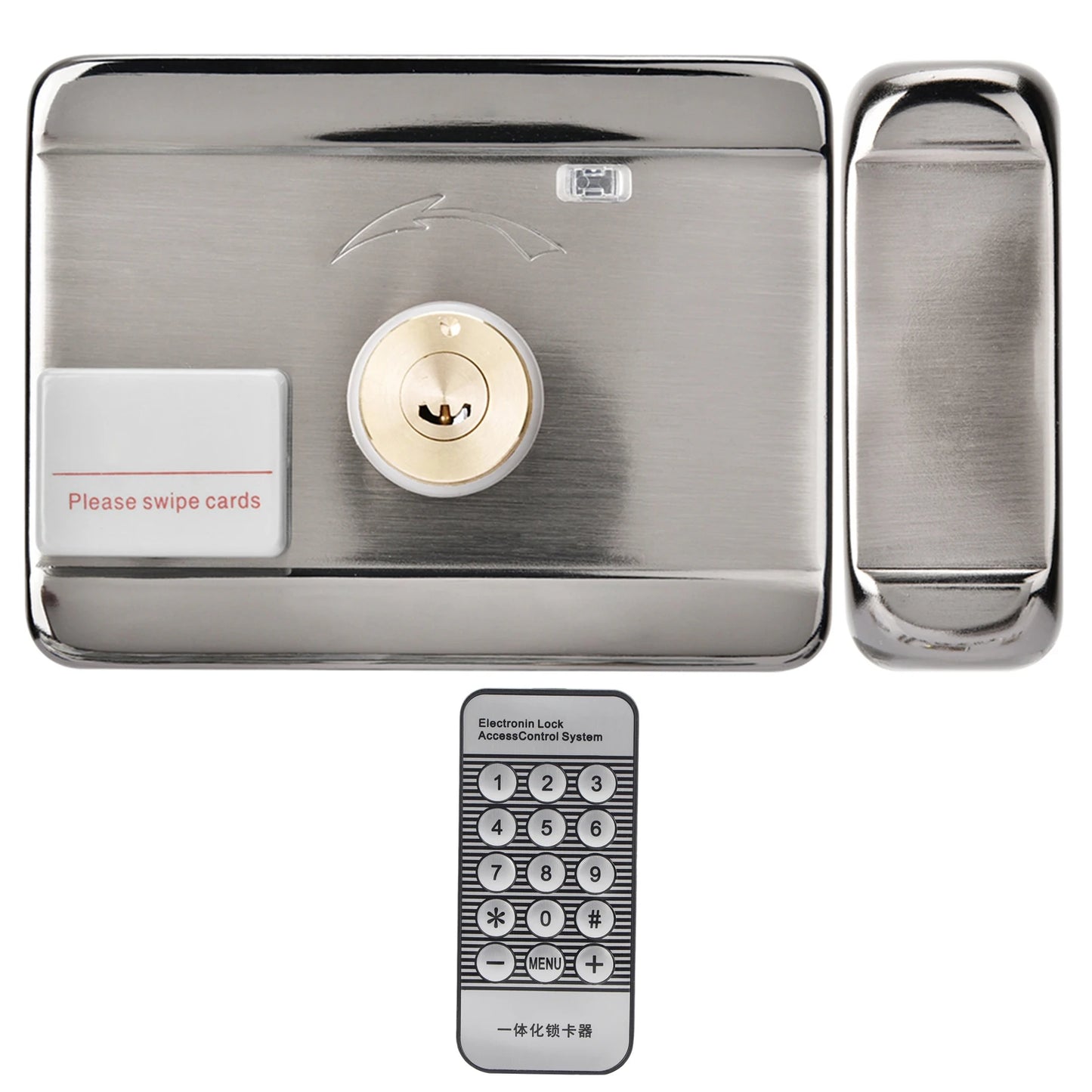 12V Door Lock Door Lock Electronic Access Intelligent System ID Double Head 12V Door Lock Smart Door Lock Intelligent Door Lock