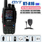 QYT KT-A16 Walkie Talkie 6W Air Band Transmitter VHF Transceiver 2000mAh NOAA Superheterodyne Circuit Aviation Portable Radios