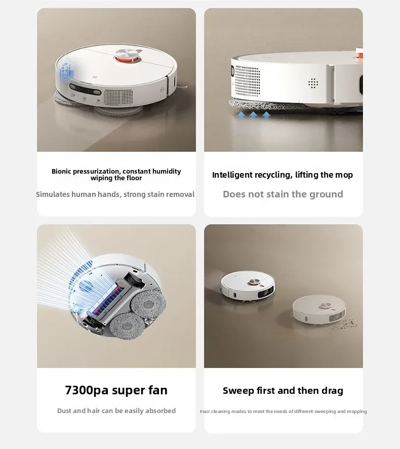 Mi Robot Vacuum M30S Auto Clean Sweep Mop Wash All in One