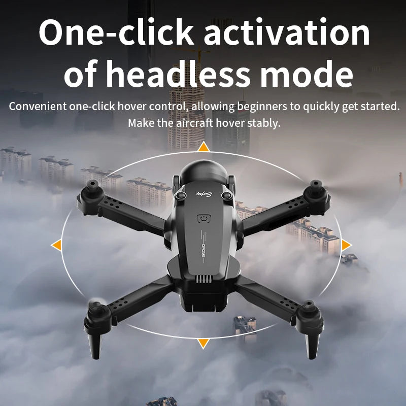 Foldable Four - Axis Drone with 360° Roll Feature - Dual Camera, Optical Flow Hover, Six - Axis Gyroscope & One - Click Landing