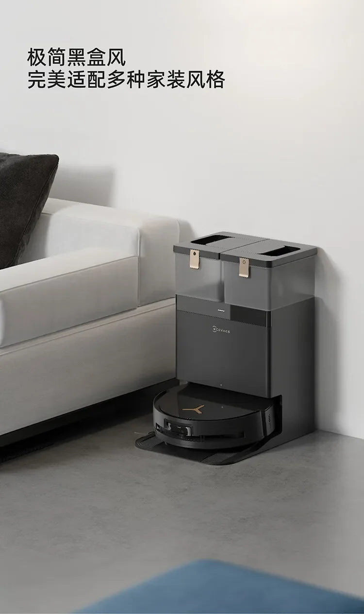 Ecovacs Deebot Vacuum Cleaner Robot X8 PRO PLUS AI Floor Scrubber Robot Self-cleaning Sweeping Machine Automatic Dust Collection