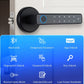Tuya Smart Fingerprint Door Lock knob Bluetooth Wireless Digital Door Lock Keyless Entry Door Lock Home Security Remote Lock