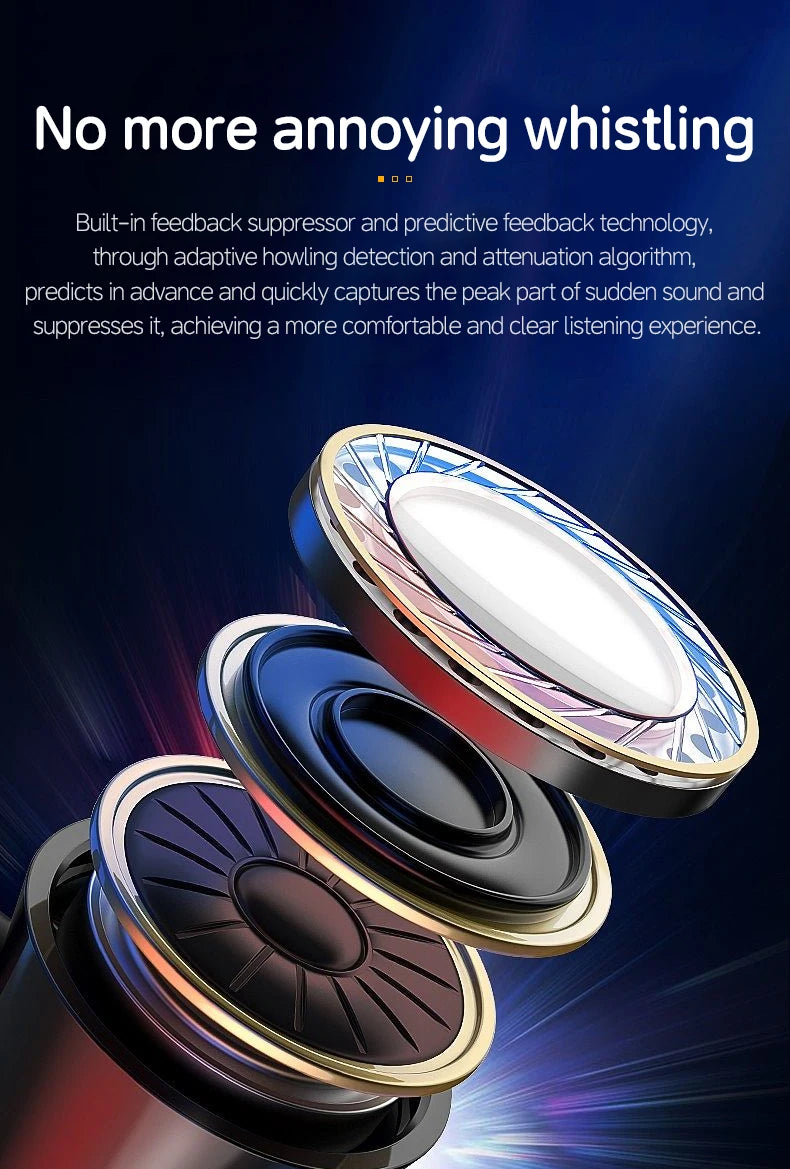 digital earphones wireless home elderly hearing aid headset loud universal rechargeable hearing amplifier bluetooth earphone