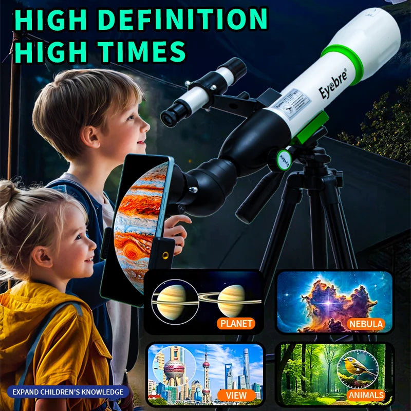 Eyebre50TZ Professional High-definition Children's Astronomical Telescope 200X To See The Moon and Stars Bird Watching Monocular