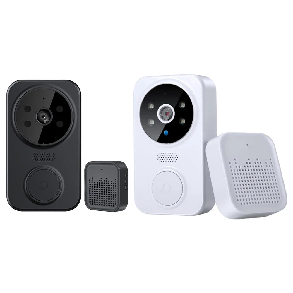 WiFi Video Doorbell Smart Home Door Bell Night Vision Wireless Visual Intercom Doorbell Two-Way Audio Visual Doorbell Monitoring