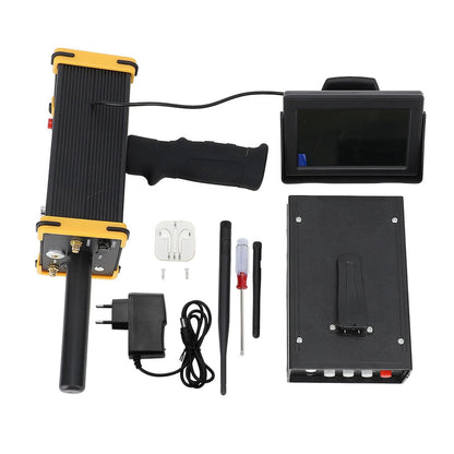 Digital Metal Detector 15m Depth 1000 Meters Range High Accuracy Positioning Metal Locator with Display Screen and Antenna