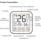 Smart Home Product Smart WiFi IR Universal Remote Temperature Humidity Sensor Remote Control with LED Screen