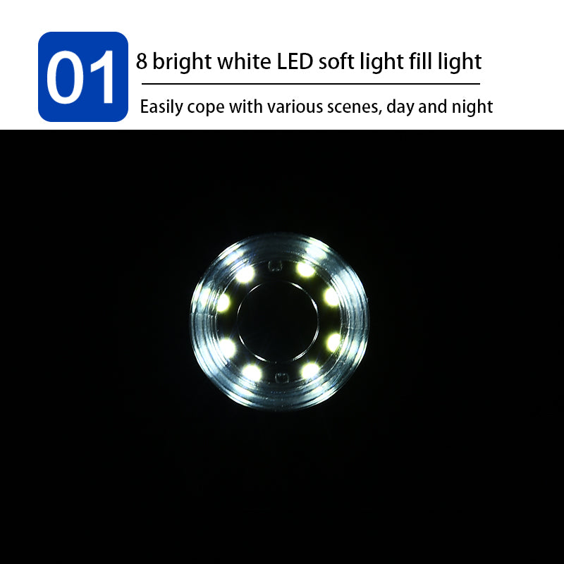 1600X 1000X USB Microscope Handheld Portable Digital Microscope USB Interface Electron Microscopes with 8 LEDs with Bracket