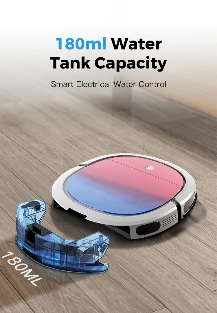 Home Appliance Robot Vacuum Cleaner 180ml Water Tank,Sweeper and Mop Commercial Cleaning Robots House Keeping Vacuum Cleaners