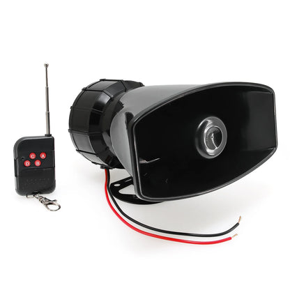 Auto Warning Siren Sound Signal Horn Backup Alarm Horns 7 Tone Super Loud Multipurpose Speaker Mic PA Emergency Amplifier Hooter