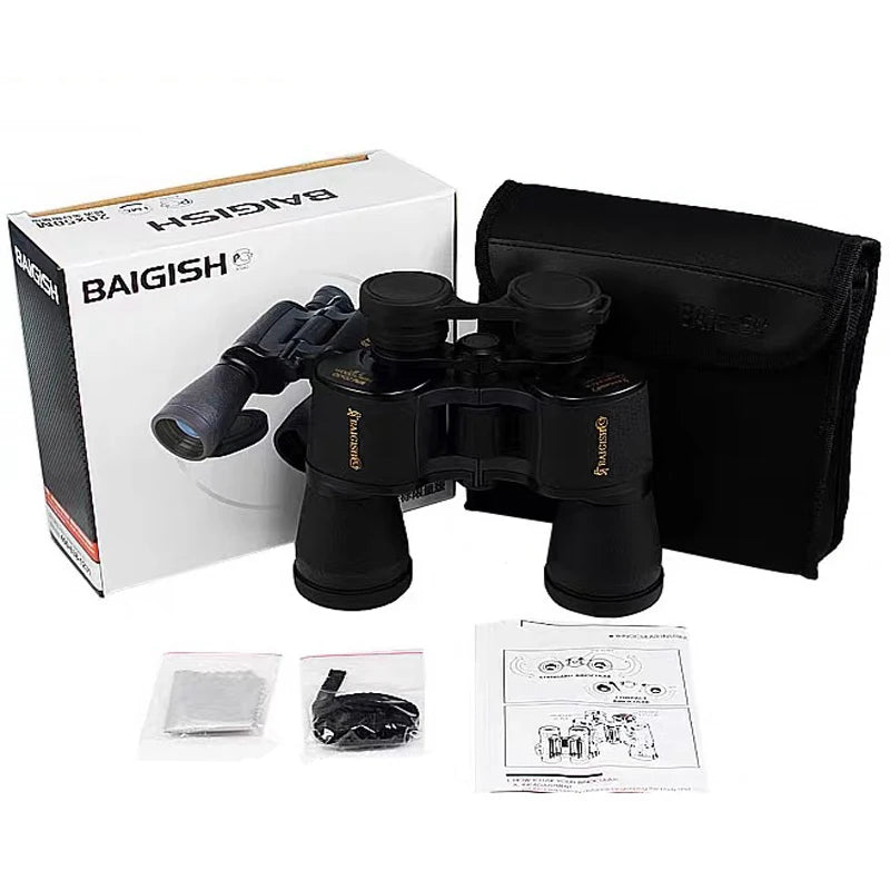 20x50 Powerful Binoculars for Adults IP67 Waterproof Large View Binocular With Clear Low Light Vision for Hunting Travel Outdoor