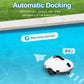 Full Automatic Robotic Pool Cleaner 80㎡ Working Area Self-Parking Pool Vacuum Cleaner Robot Portable Cordless Pool Cleaner