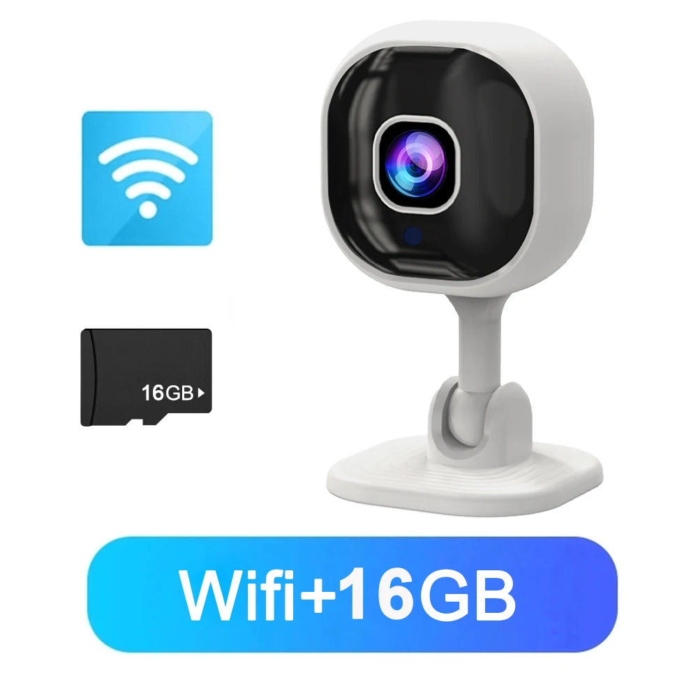 House Surveillance Cameras 2MP Video Eye Night Vision Webcam Two-way Audio Baby Pets Monitor Motion Detection Wifi Security Cam