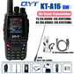QYT KT-A16 Walkie Talkie 6W Air Band Transmitter VHF Transceiver 2000mAh NOAA Superheterodyne Circuit Aviation Portable Radios