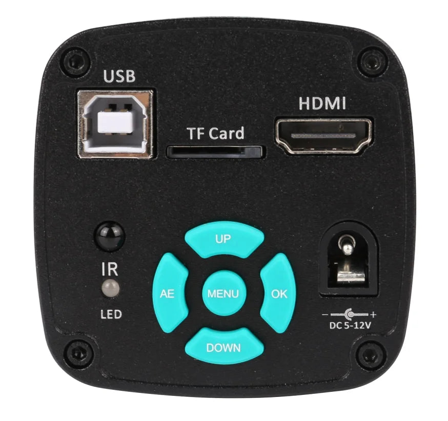 4K Microscope 48MP Digital Microscope For Electronics USB Industrial Cameras HDMI 1-150X Zoom C-Mount Lens Phone Pcb Soldering