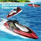 2.4G Remote Control Boat Dual Motor 10km/h High Speed Radio Remote Controlled Speedboat Mini RC Boat Summer Water Toy Pool Toys
