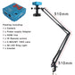 48MP 4K 1080P HDMI USB Industrial Video Digital Microscope Camera 130X Zoom C Mount Lens Cantilever stand For Repair Soldering
