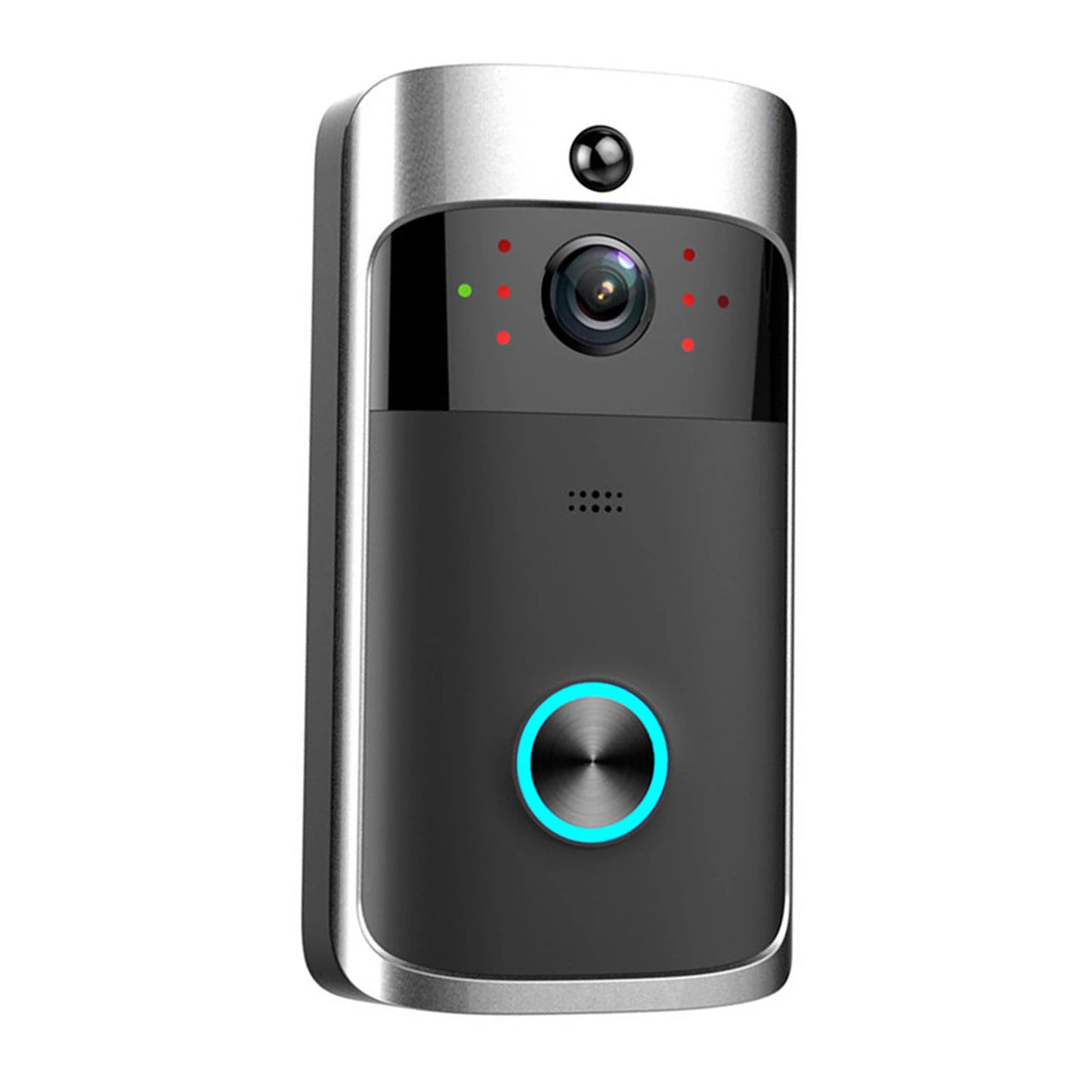 V5 Wireless Video Doorbell with Night Vision 720P HD Wide Angle Camera and PIR Motion Detection for Home Security