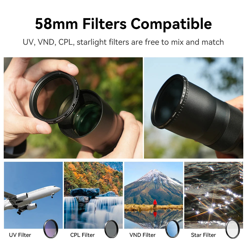 APEXEL T60 20-60X Telephoto HD Telescope Cell Phone Monocular Telescope Phone Lens Monoculars Zoom Kit with Triangle Bracket