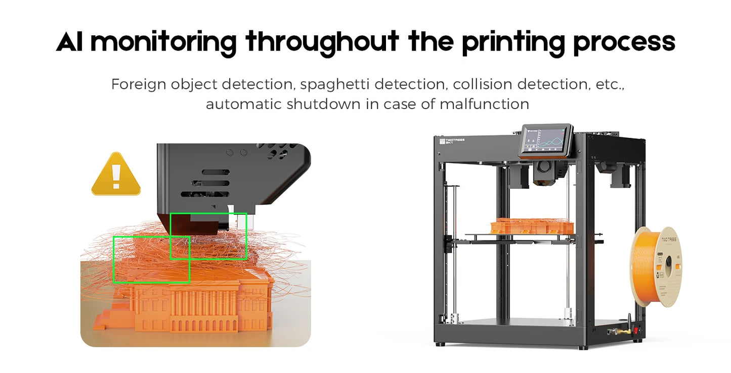 TWOTREES SK1 CoreXY 3D Printer 700mm/s Klipper Automatic Leveling Industrial 3D Printer Machine Metal 3D Impresora