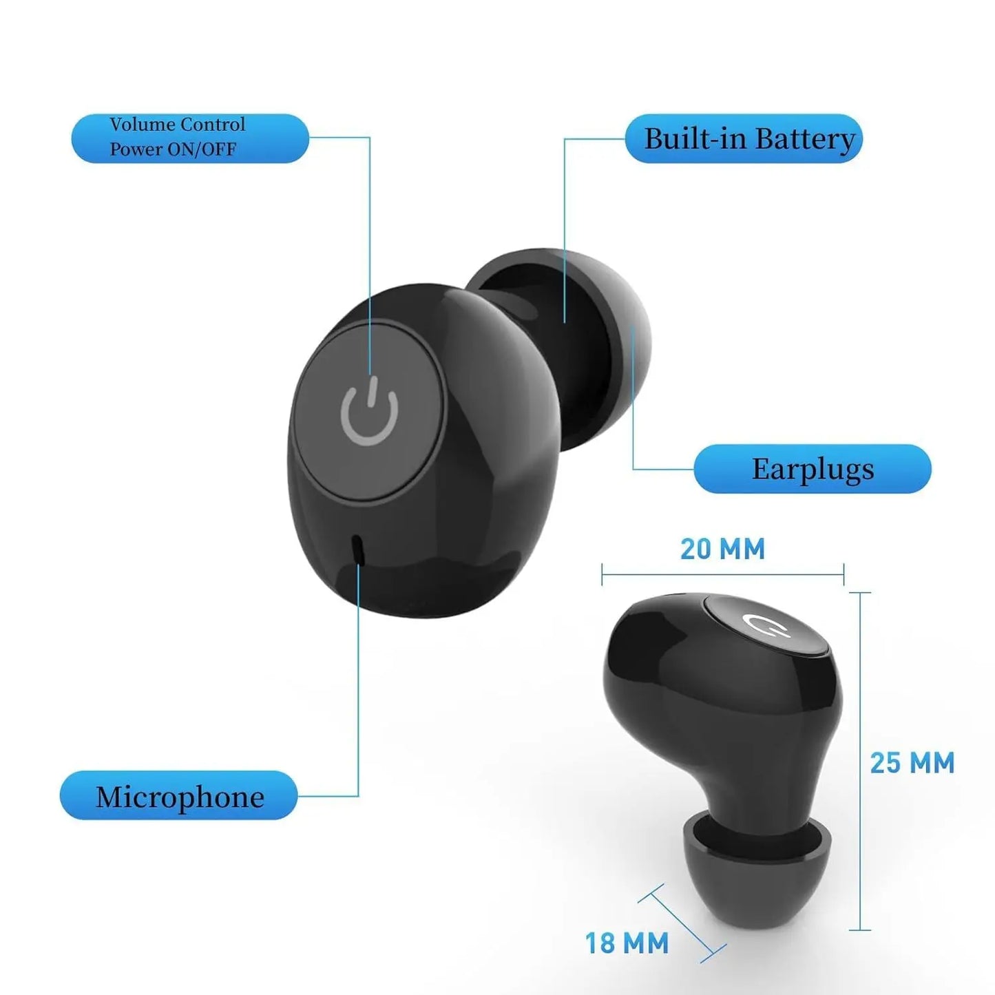 Magnetic Charging Hearing Aid Portable Sound Amplifier Invisible Noise Cancelling Headphones Suitable For Elderly Hearing device
