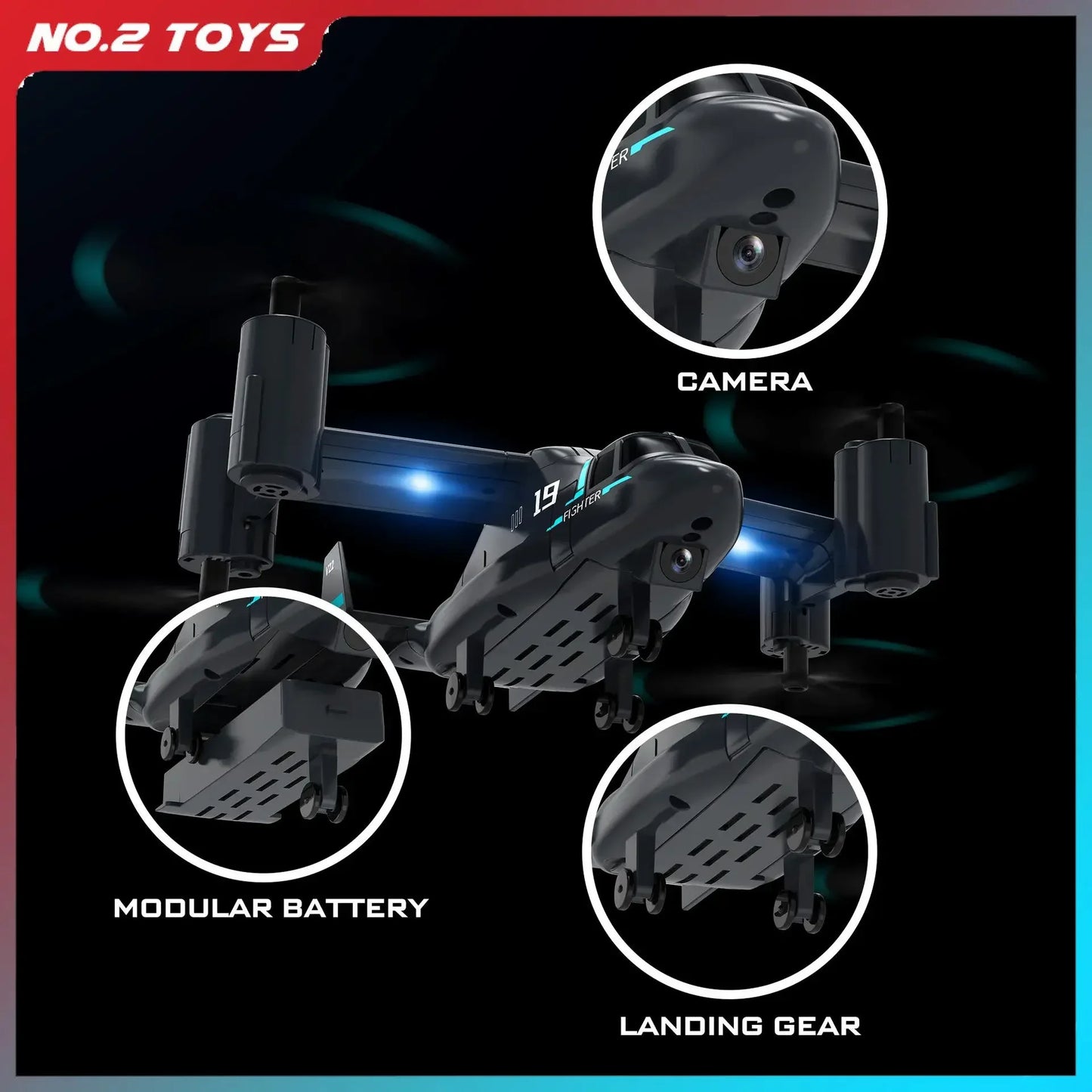 Remote Control Helicopter Brushless Motor RC Drone Fighter Uav Land Air Mode Electronic Rc Aircraft Kids RC Plane Toys Gift