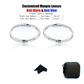 2024 New Vision Pro VR Accessories Myopia Anti-Blue Light Glasses Magnetic Eyeglass Frame VR Prescription Lenses